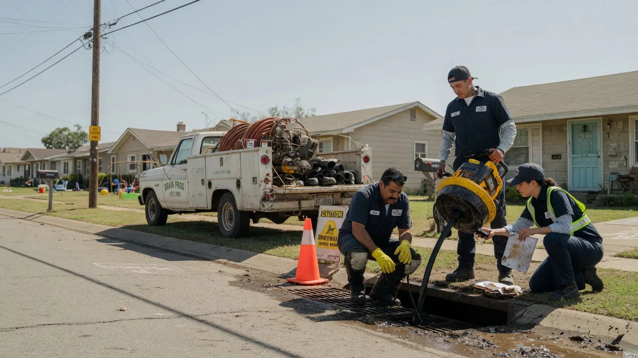 Drain Cleaning in Scurry, TX near me